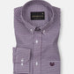 Lumea Purple Front Placket Cotton Shirt - John Ellies