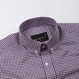 Lumea Purple Front Placket Cotton Shirt - John Ellies
