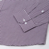 Lumea Purple Front Placket Cotton Shirt - John Ellies
