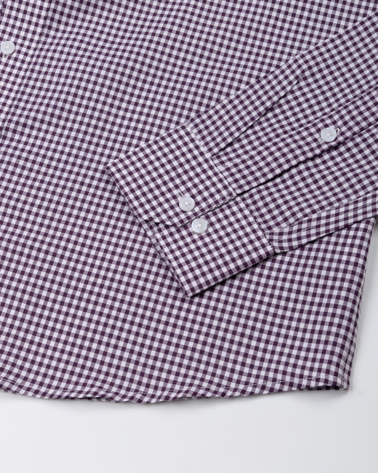Lumea Purple Front Placket Cotton Shirt - John Ellies
