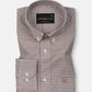 Lumea Brown Front Placket Cotton Shirt - John Ellies