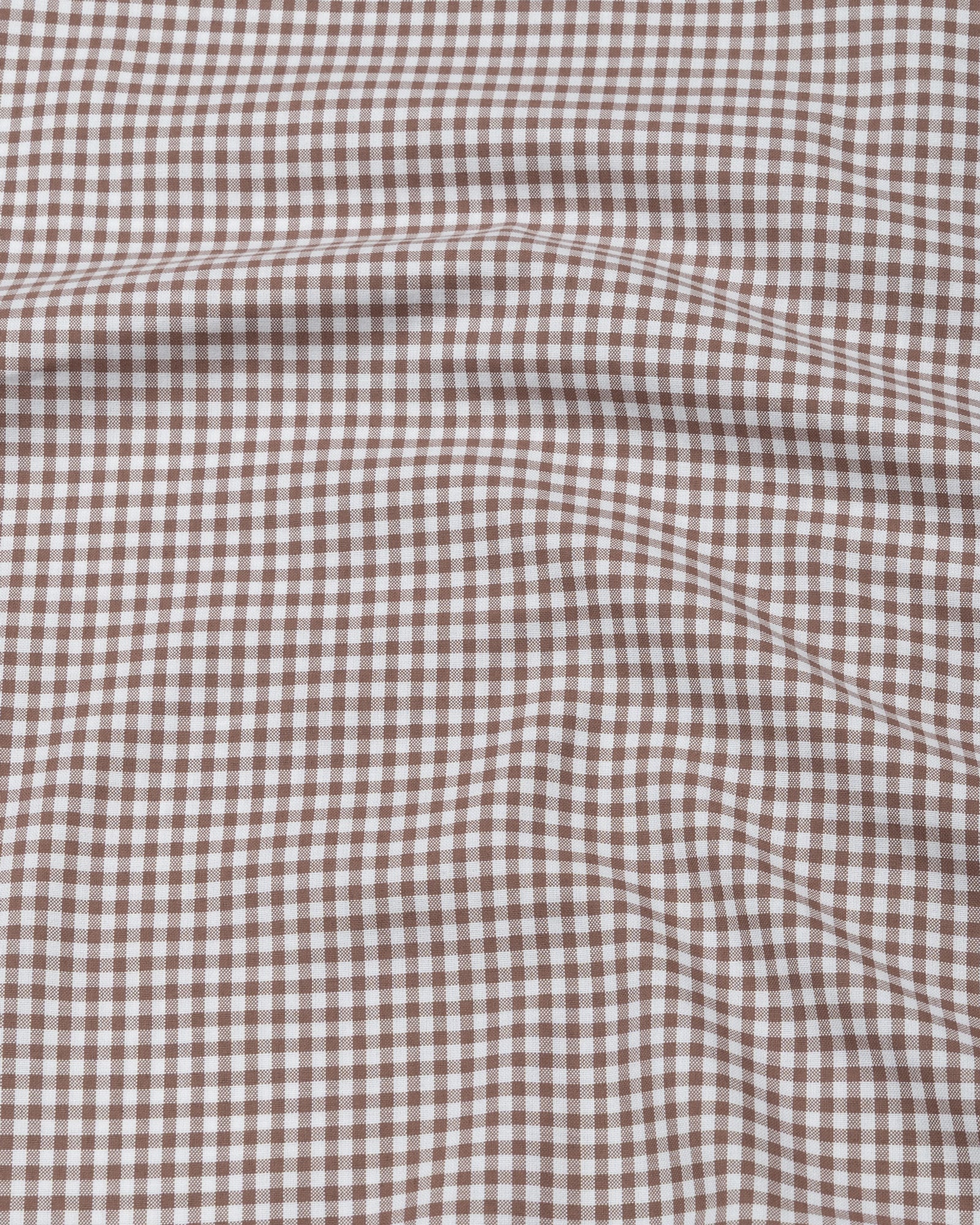 Lumea Brown Front Placket Cotton Shirt - John Ellies