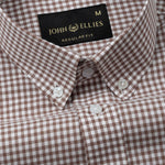 Lumea Brown Front Placket Cotton Shirt - John Ellies