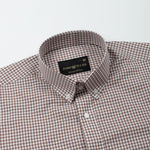 Lumea Brown Front Placket Cotton Shirt - John Ellies