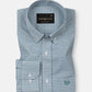 Lumea Teal Front Placket Cotton Shirt - John Ellies