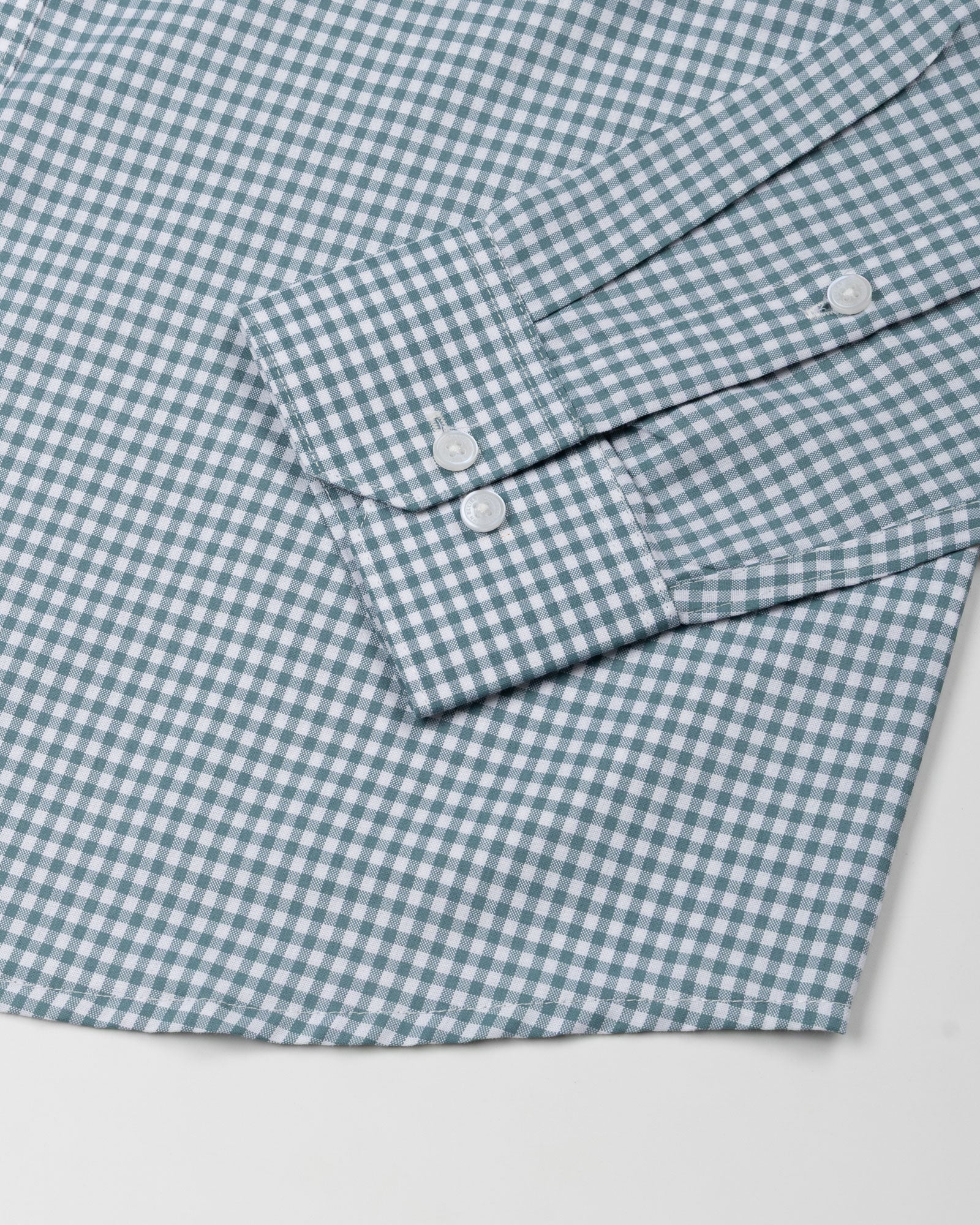 Lumea Teal Front Placket Cotton Shirt - John Ellies