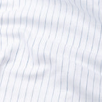 Lunar Teal Stripe Luxurious Linen Shirt - John Ellies
