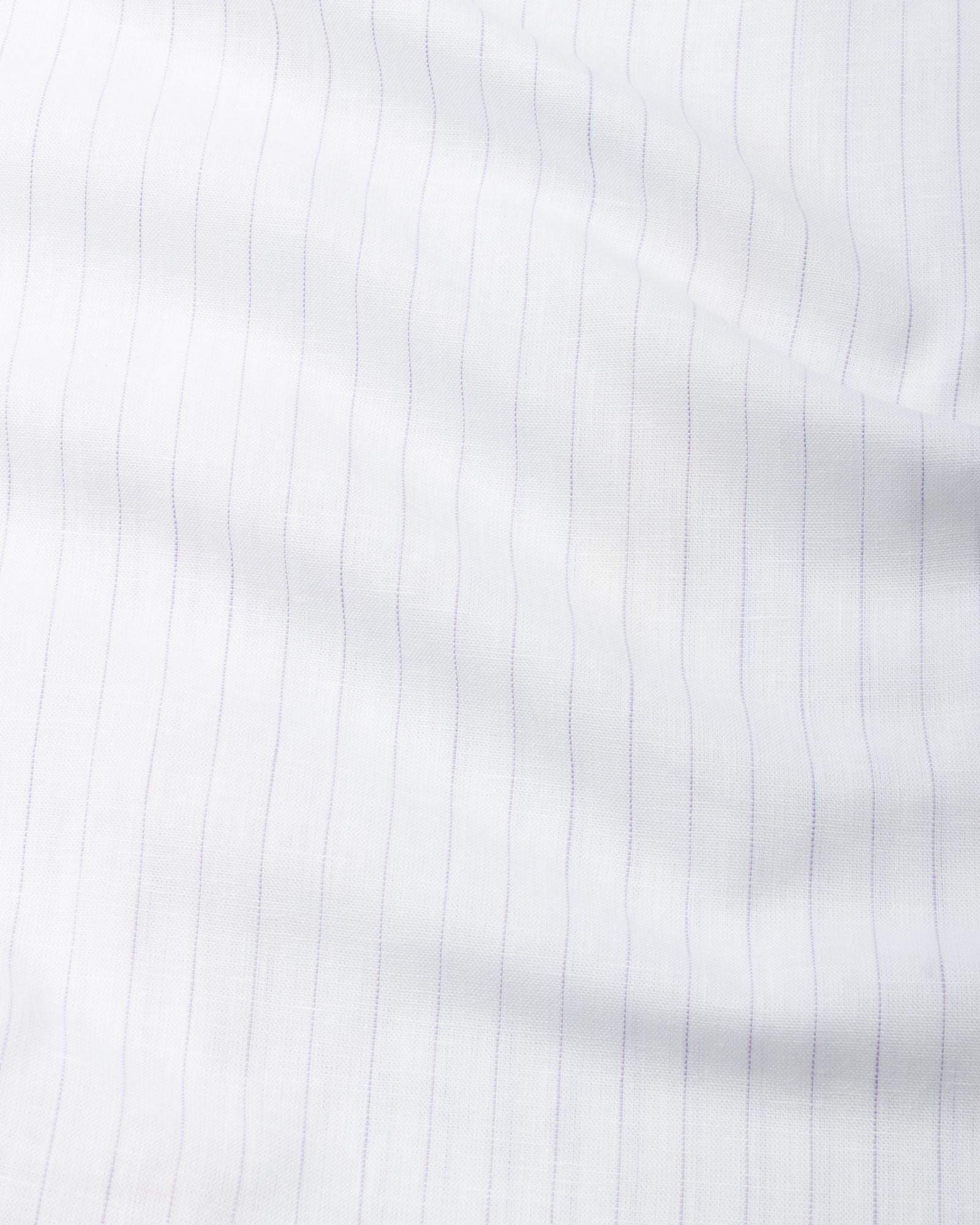 Lunar Purple Stripe Luxurious Linen Shirt - John Ellies