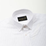 Lunar Purple Stripe Luxurious Linen Shirt - John Ellies