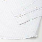 Lunar Purple Stripe Luxurious Linen Shirt - John Ellies