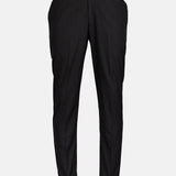 Palermo Black Stripe Formal Cotton Pant - John Ellies