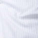 Lunar Blue Stripe Luxurious Linen Shirt - John Ellies