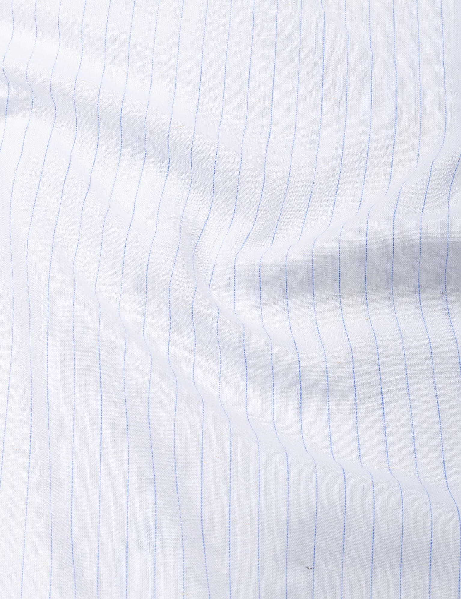 Lunar Blue Stripe Luxurious Linen Shirt - John Ellies