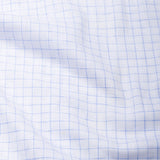 Lunar Blue Check Luxurious Linen Shirt - John Ellies
