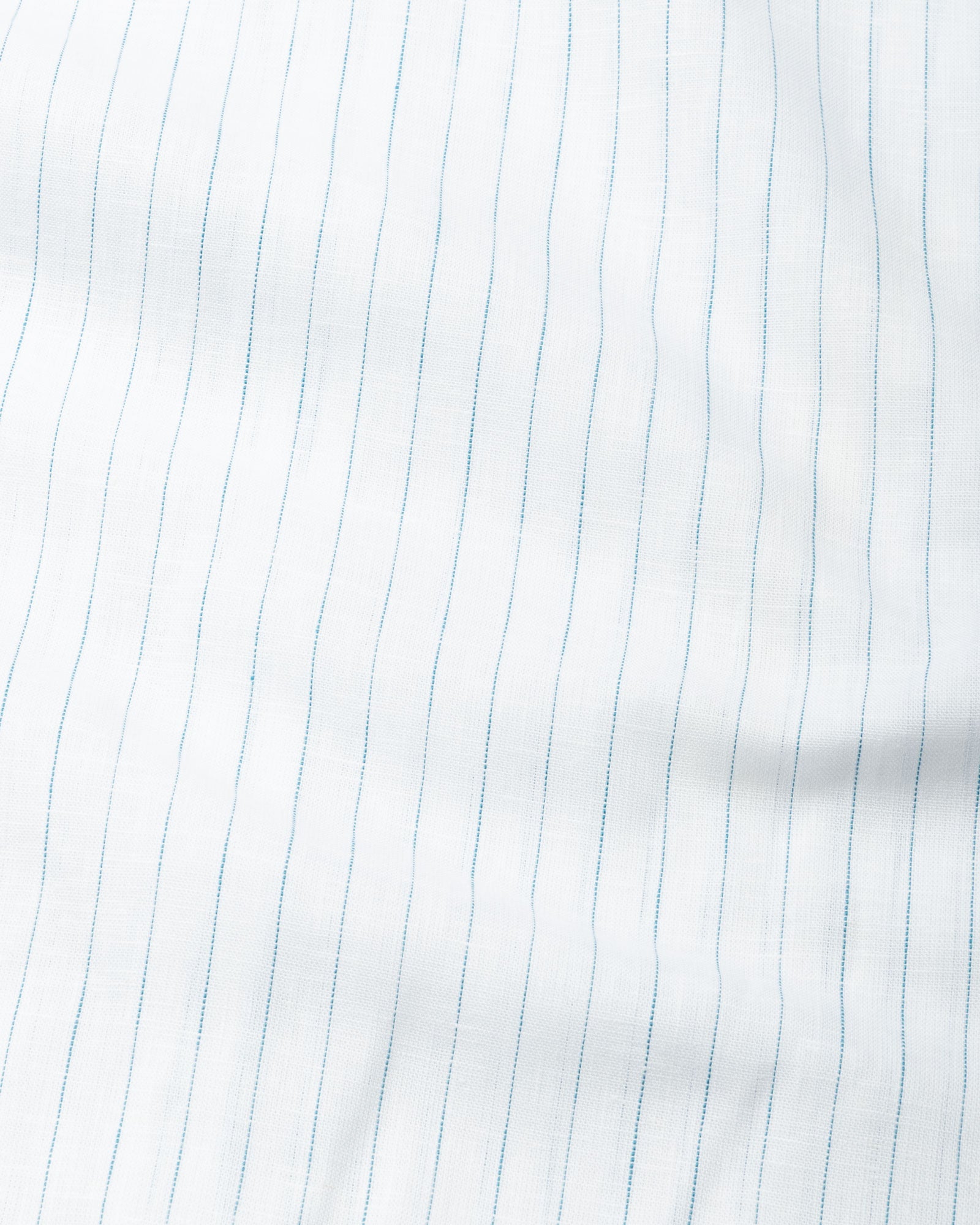 Lunar Green Stripe Luxurious Linen Shirt - John Ellies