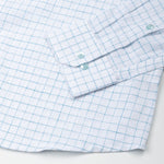 Lunar Green Check Luxurious Linen Shirt - John Ellies