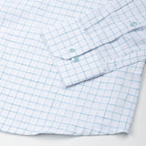 Lunar Green Check Luxurious Linen Shirt - John Ellies