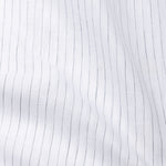 Lunar Black Stripe Luxurious Linen Shirt - John Ellies