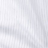 Lunar Black Stripe Luxurious Linen Shirt - John Ellies