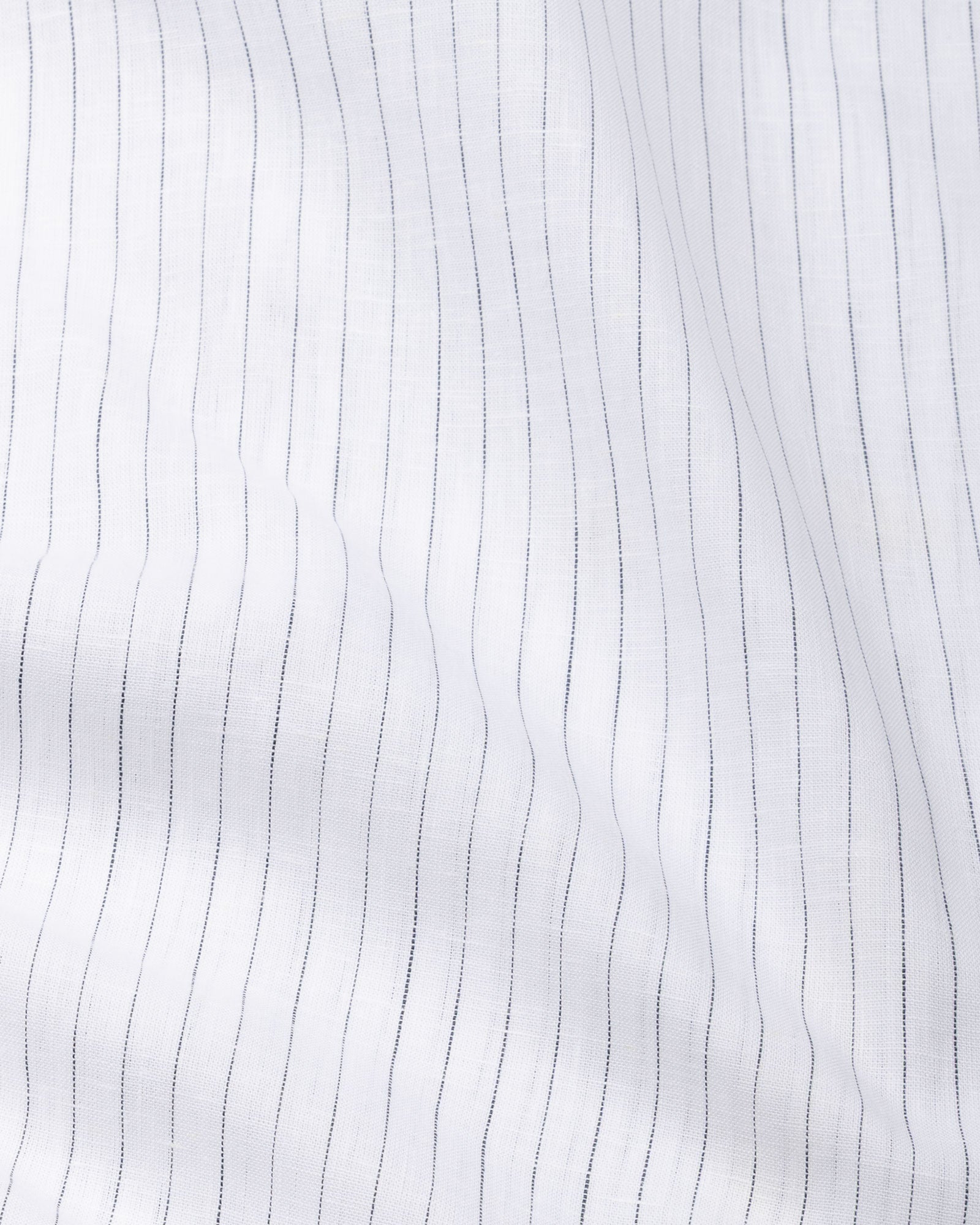 Lunar Black Stripe Luxurious Linen Shirt - John Ellies
