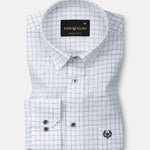 Lunar Black Check Luxurious Linen Shirt - John Ellies