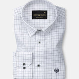 Lunar Black Check Luxurious Linen Shirt - John Ellies