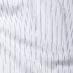 Lunar Black Multi Line Stripe Linen Shirt - John Ellies