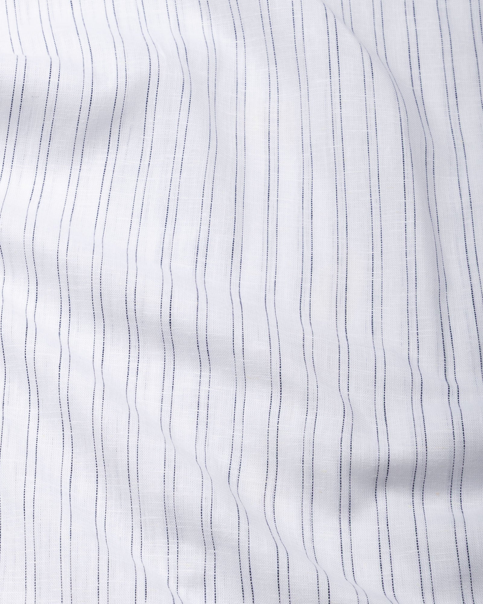 Lunar Black Multi Line Stripe Linen Shirt - John Ellies