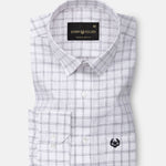 Lunar Black Multi Line Checks Linen Shirt - John Ellies