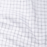Lunar Black Multi Line Checks Linen Shirt - John Ellies