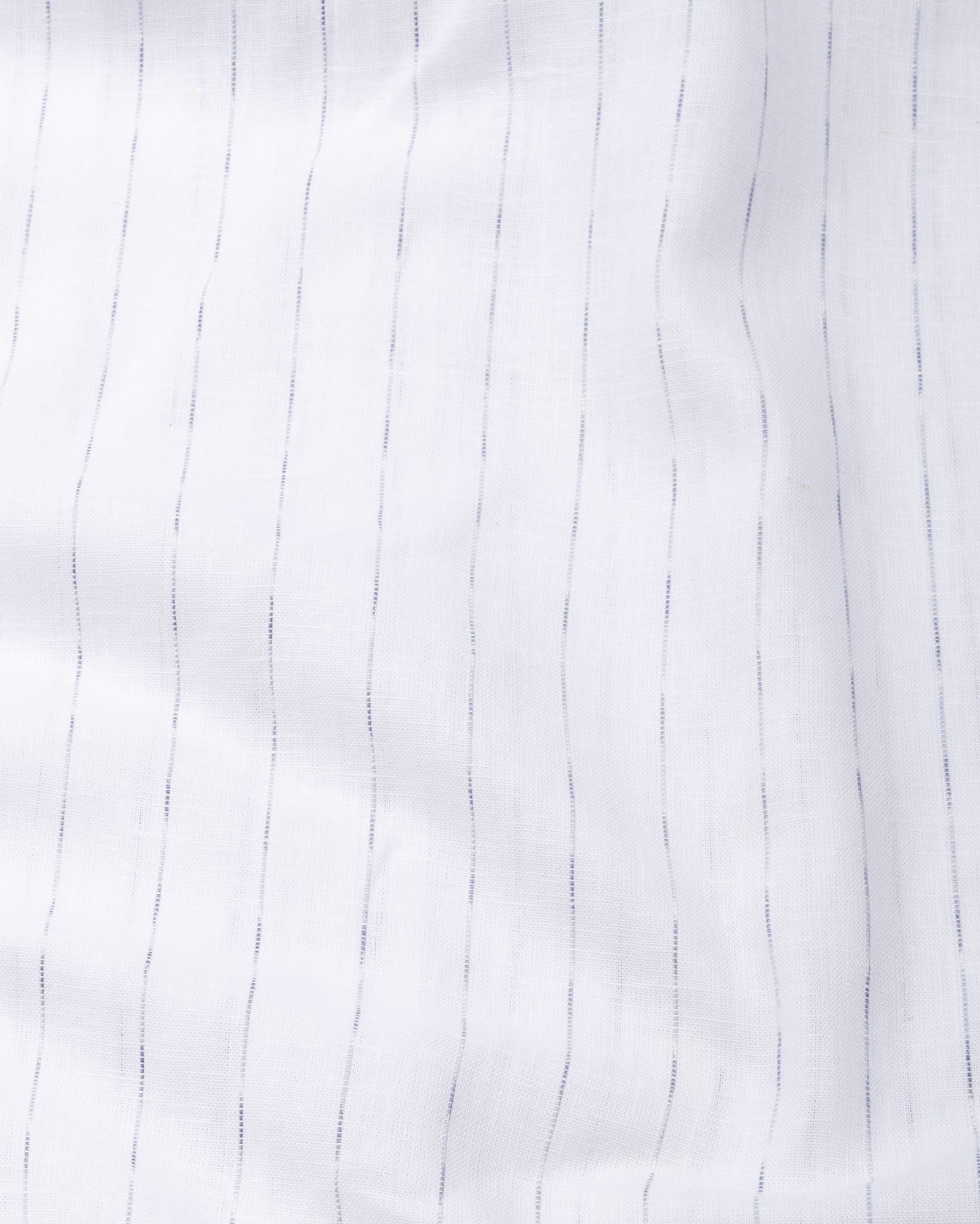Lunar Grey Stripe Linen Shirt - John Ellies