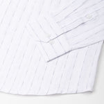 Lunar Grey Stripe Linen Shirt - John Ellies