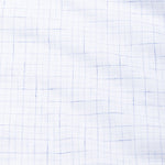 Lunar Navy Blue Check Linen Shirt - John Ellies