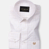 Lunar Yellow Check Linen Shirt - John Ellies