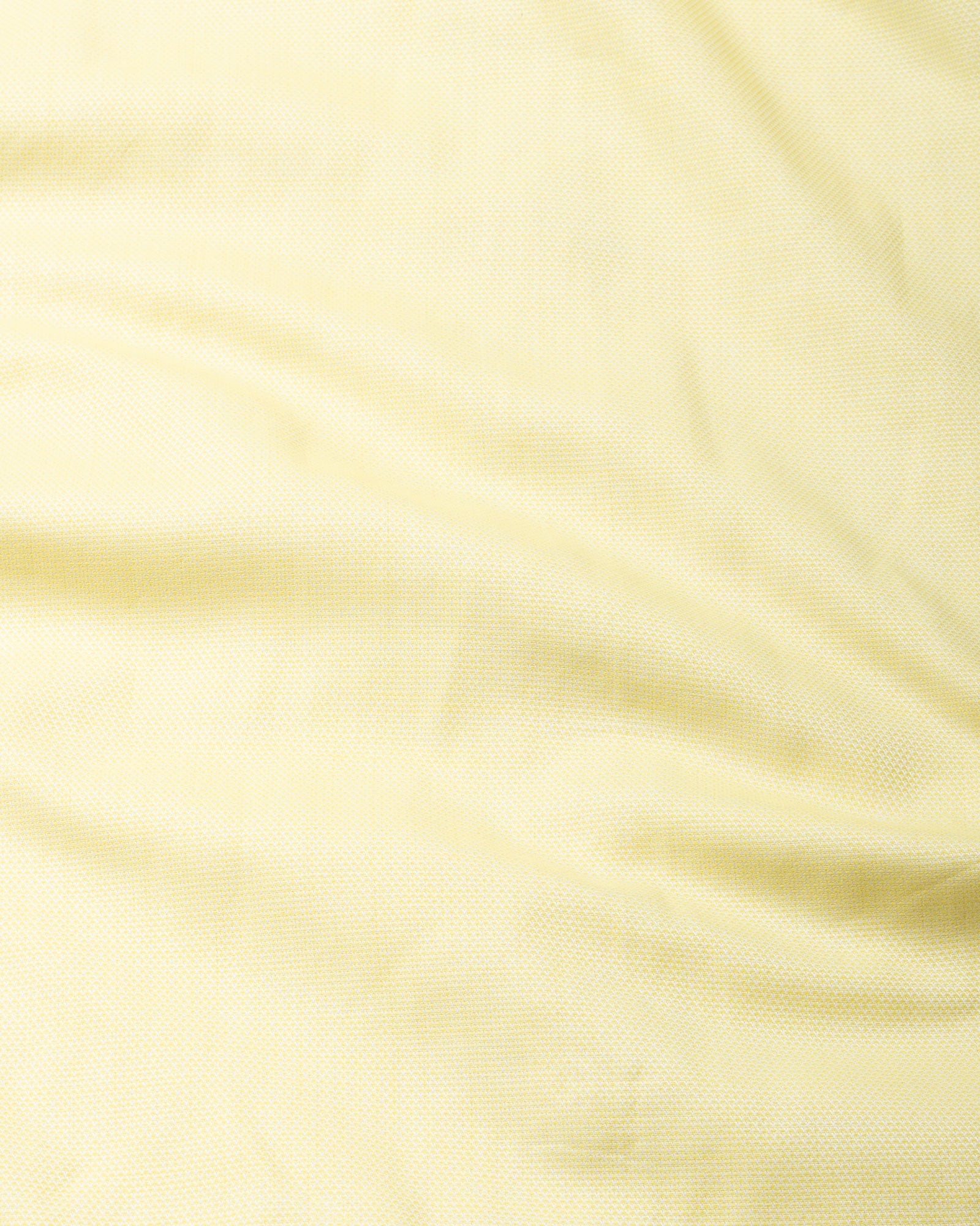 Stratos Yellow Cotton Dobby Button Down Shirt - John Ellies