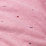 Stratos Pink Oxford Cotton Printed Button Down Shirt - John Ellies