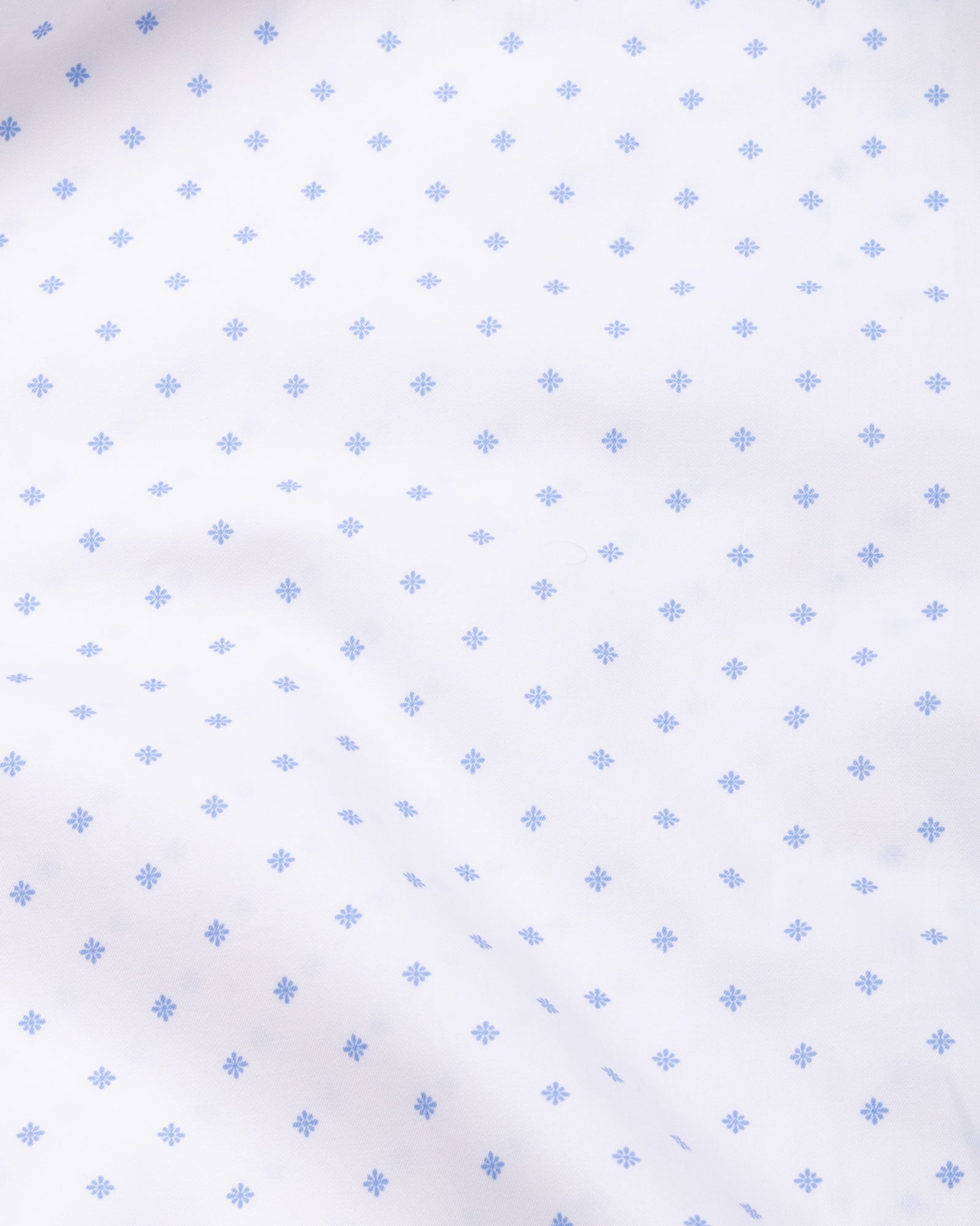 Stratos White Cotton Printed Shirt - John Ellies