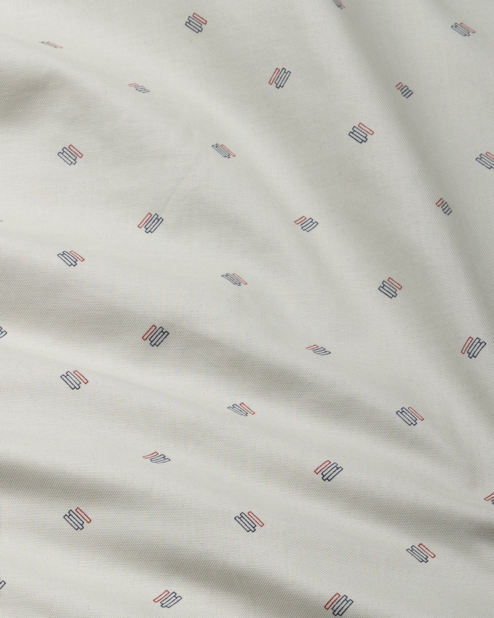 Stratos Tan Cotton Printed Shirt - John Ellies