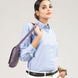 Strata Blue Stripes Oxford Cotton Women Shirt - John Ellies