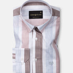 Zentra Pink Stripes Cotton Shirt - John Ellies