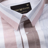 Zentra Pink Stripes Cotton Shirt - John Ellies