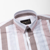 Zentra Pink Stripes Cotton Shirt - John Ellies