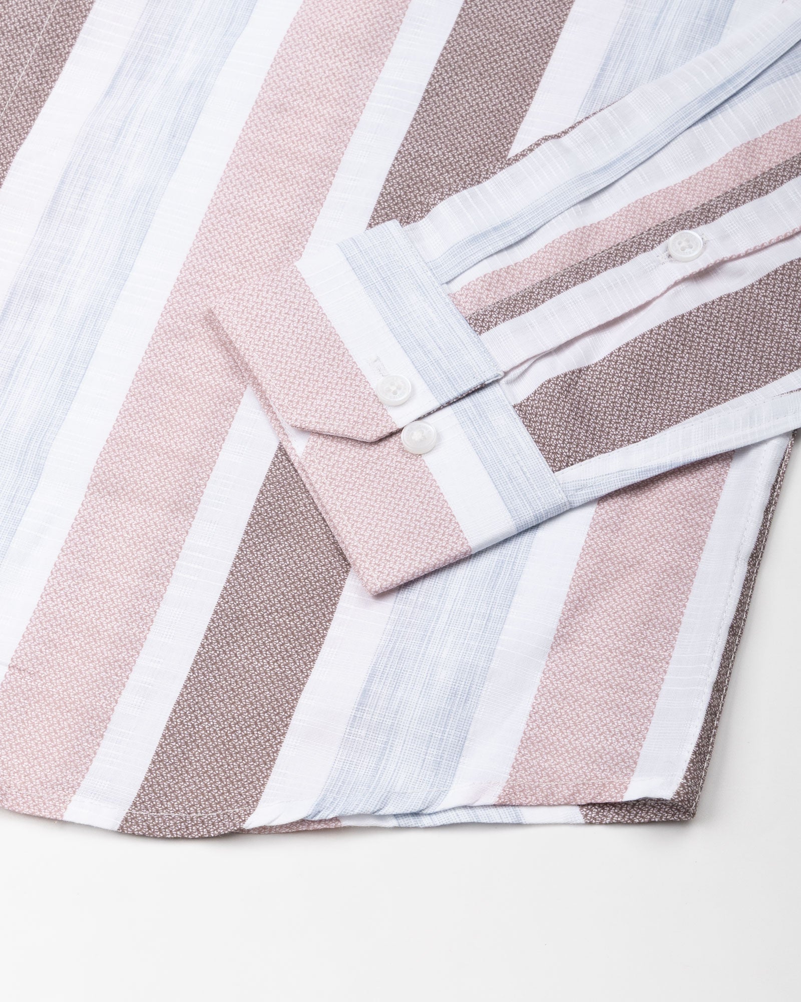 Zentra Pink Stripes Cotton Shirt - John Ellies