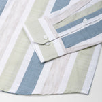 Zentra Olive Stripes Cotton Shirt - John Ellies
