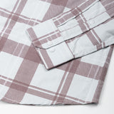 Magnus Maroon Check Cotton Shirt - John Ellies