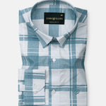 Magnus Green Check Cotton Shirt - John Ellies
