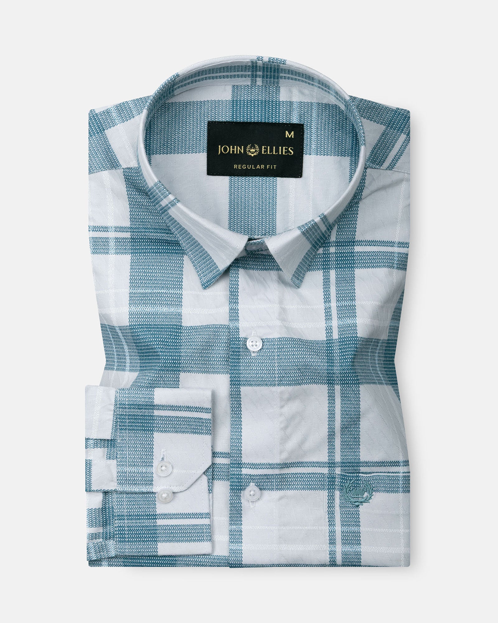 Magnus Green Check Cotton Shirt - John Ellies