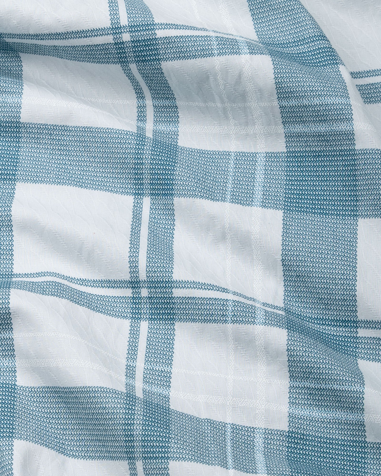 Magnus Green Check Cotton Shirt - John Ellies