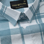 Magnus Green Check Cotton Shirt - John Ellies