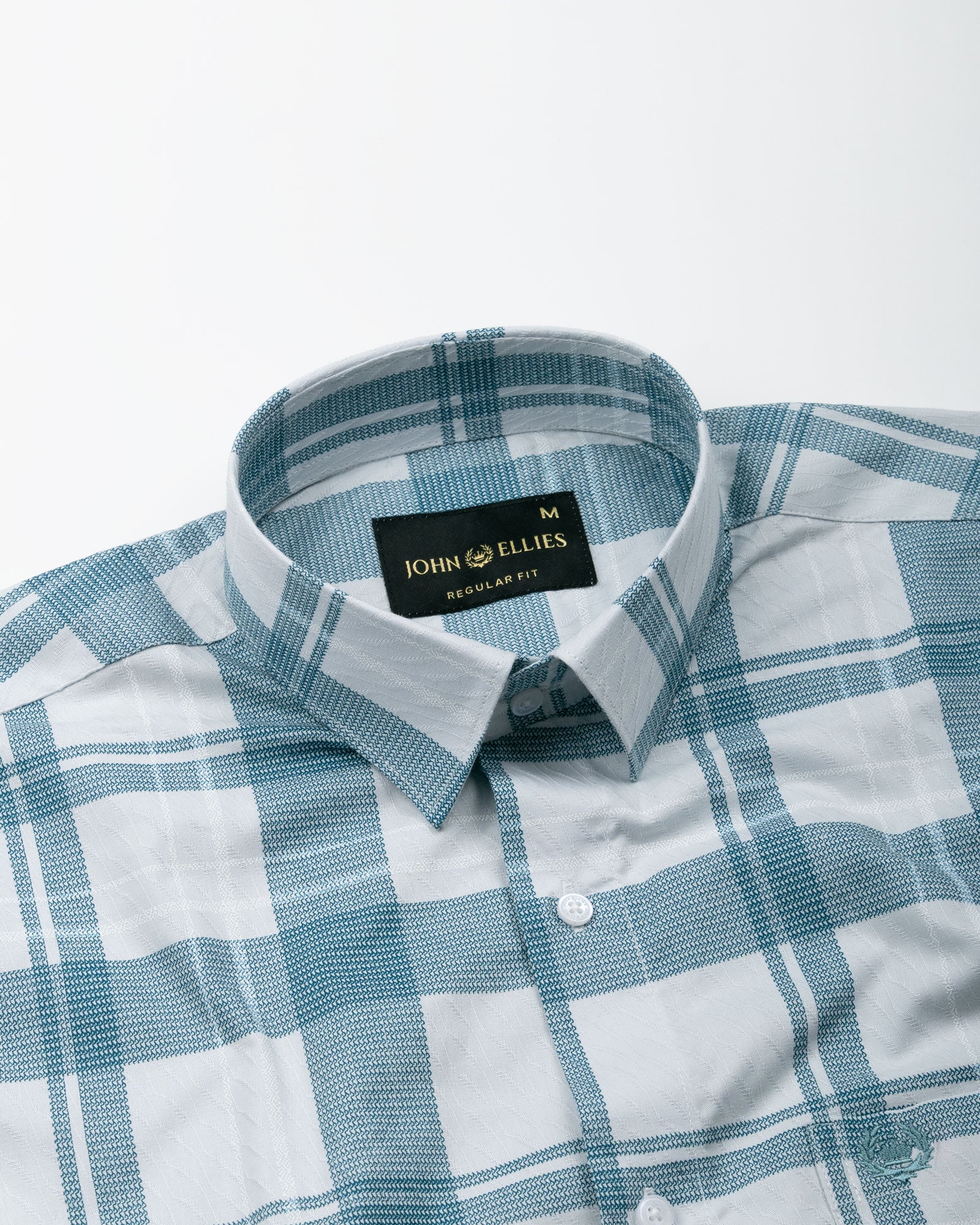 Magnus Green Check Cotton Shirt - John Ellies